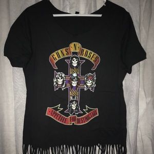 Guns & Roses women’s junior shirt xl
